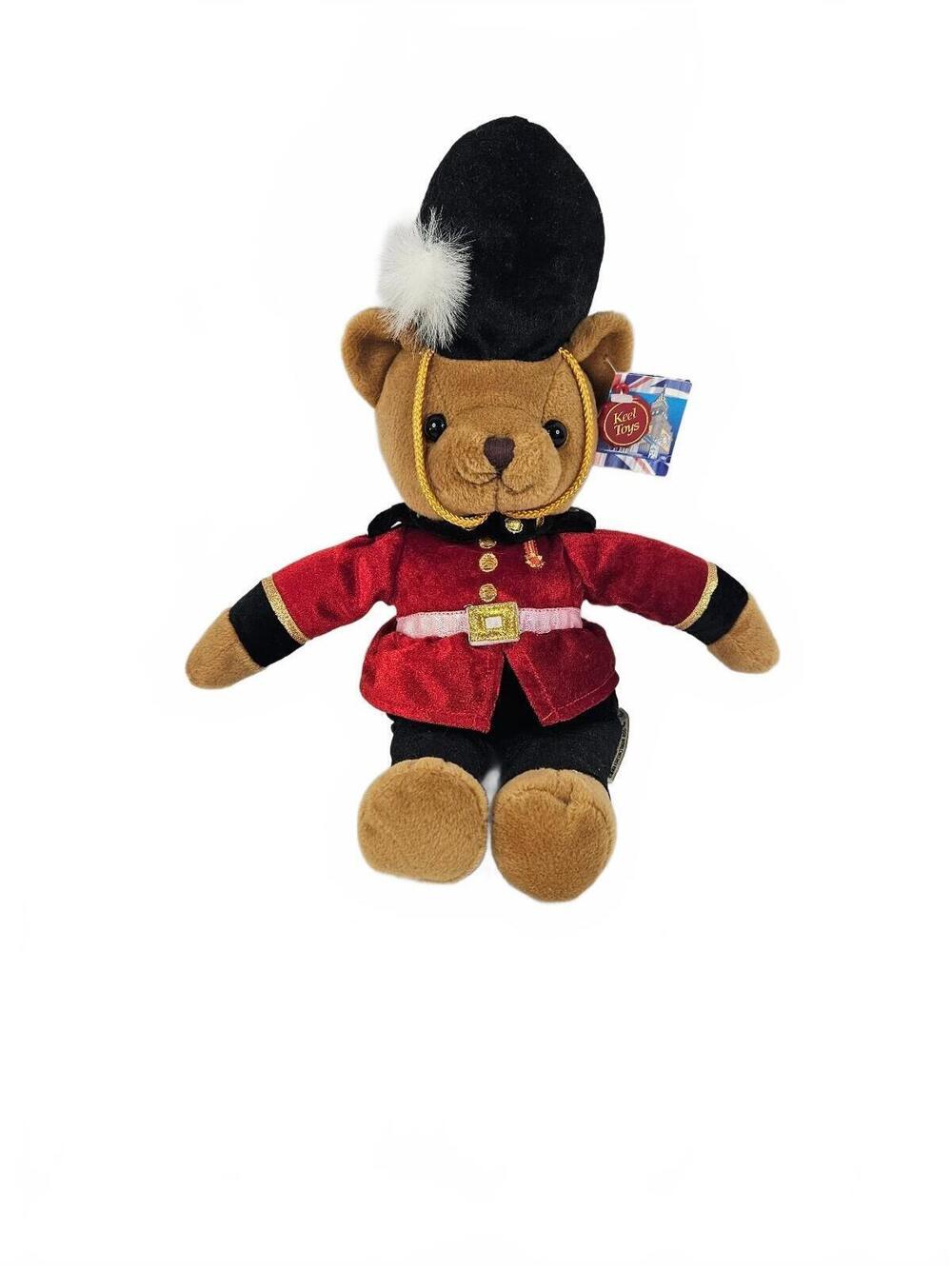 Keel Toys Simply Soft Collection British Guardsman Teddy Bear Plush-NWT